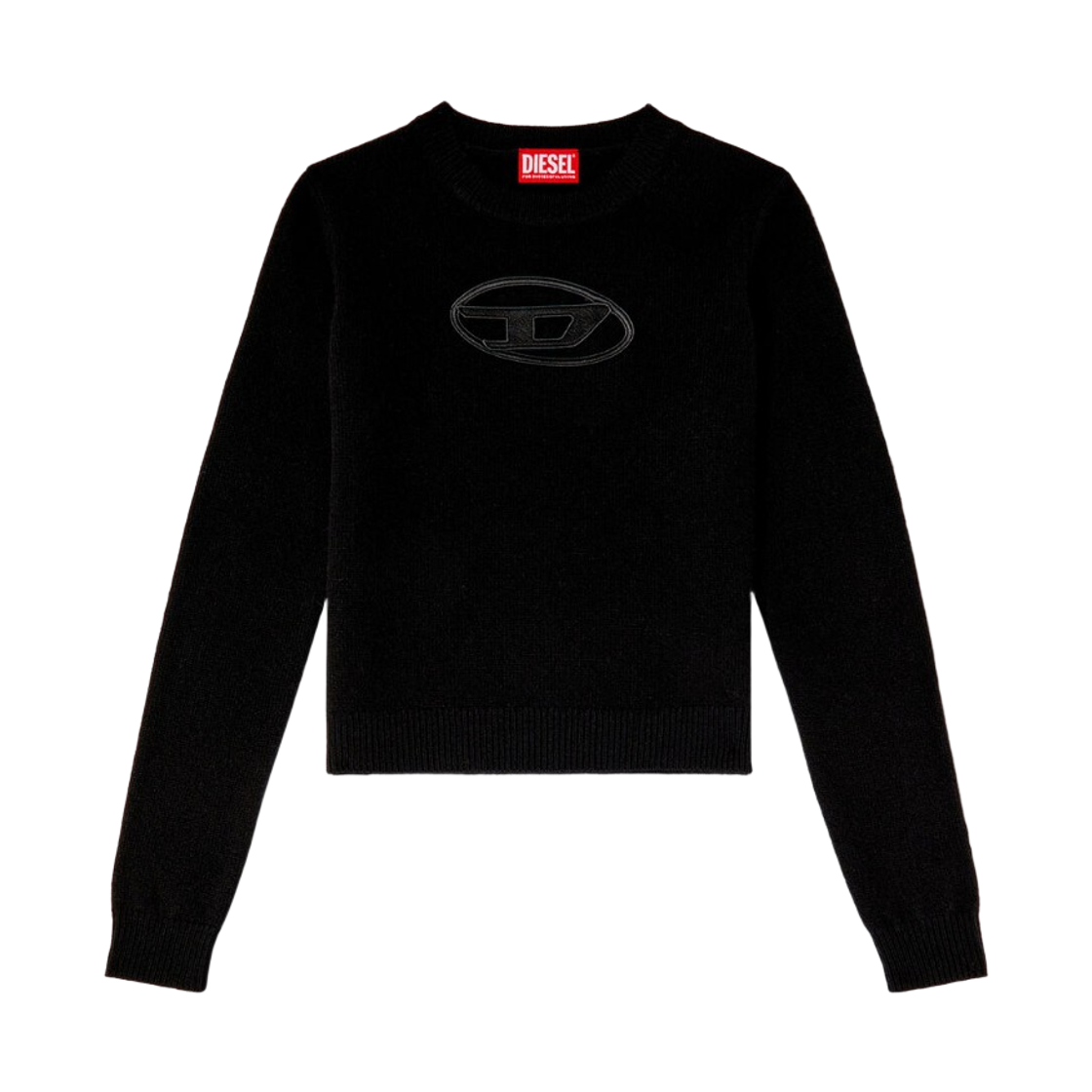 (W) 디젤 M-아리사-슬림 캐시미어 블렌드 점퍼 블랙((W) Diesel M-Areesa-Slim Cashmere Blend Jumper Black) - 1