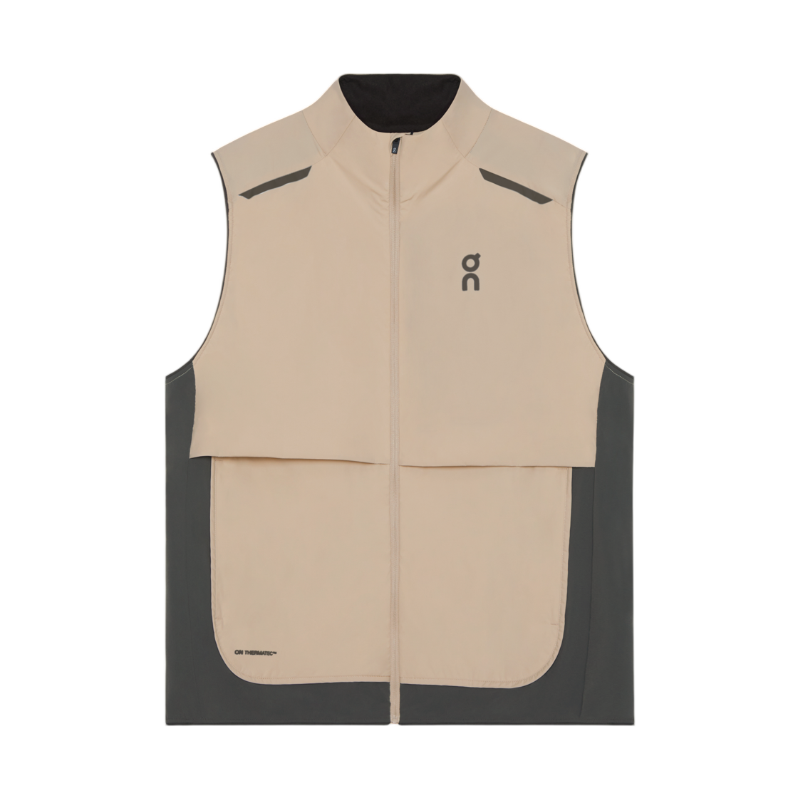 1MF30193557 On Running Weather Vest Desert Eclipse