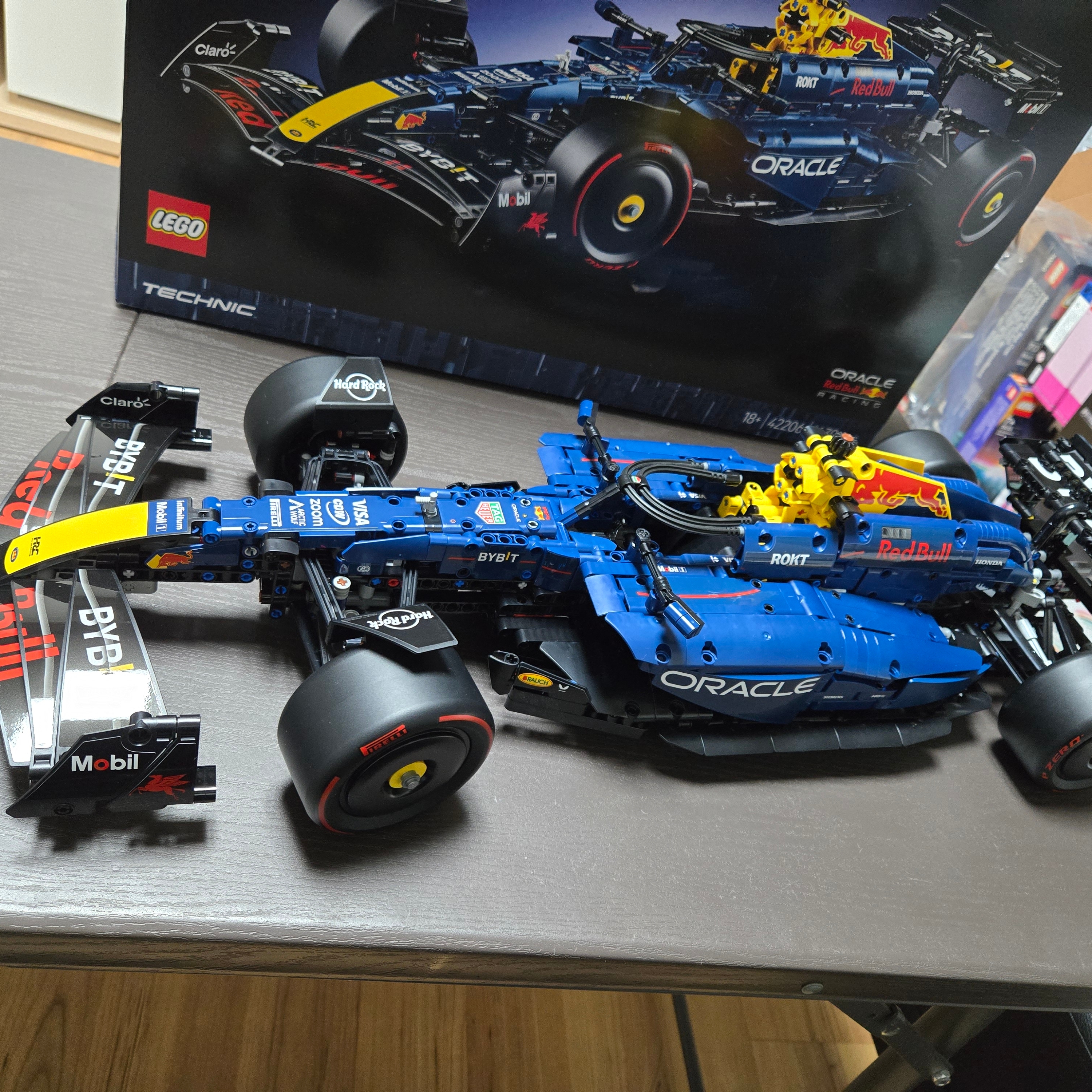 Lego Technic Oracle Red Bull Racing RB20 F1 Car 착용 스타일 - 1