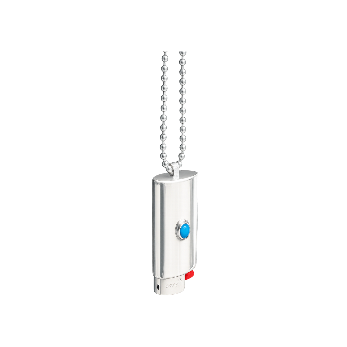 뵤르 터키석 아이 라이터 케이스 네클리스(Bőr Turquoise Eye Lighter Case Necklace)