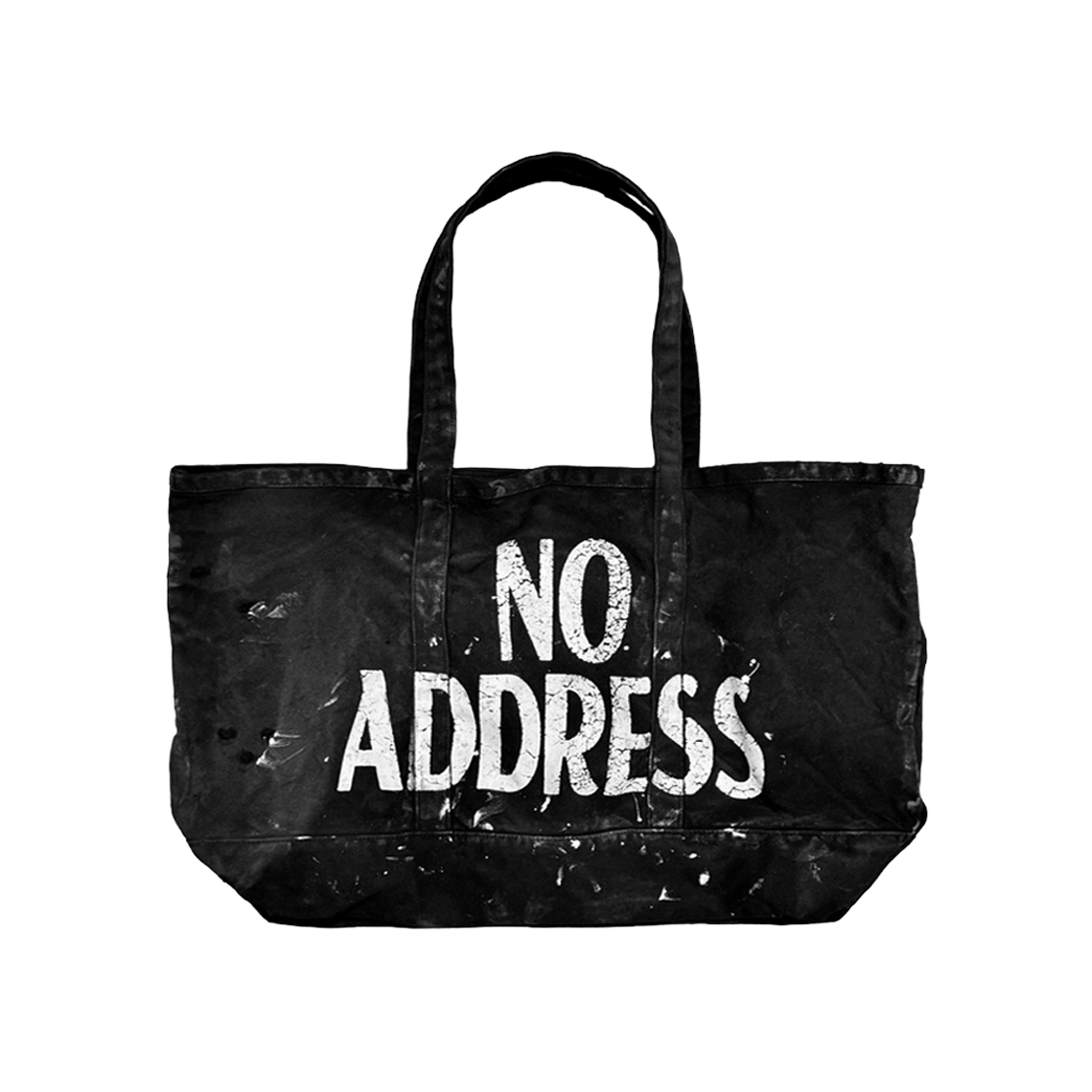 홈리스 노 어드레스 토트백 블랙(Hommless No Address Tote Bag Black)