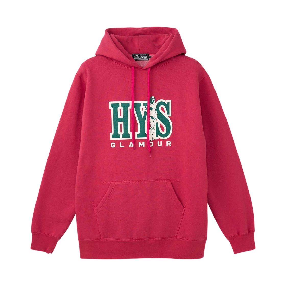 히스테릭 글래머 HYS 유니버시티 후드 핑크(Hysteric Glamour HYS University Hoodie Pink) - 1