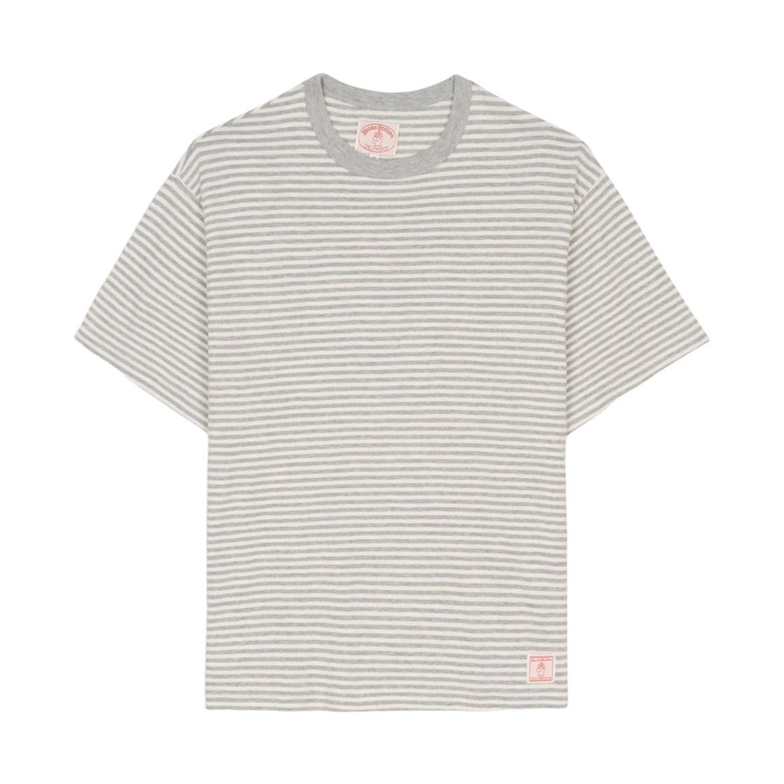 BBNPMMF512ZBE Brooks Brothers x Brain Dead California Stripe Short Sleeve T-Shirt Beige