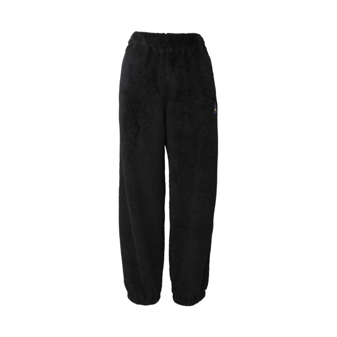 01253CP04 (W) Hysteric Glamour Burning Sounds Embroidered Sweatpants Black