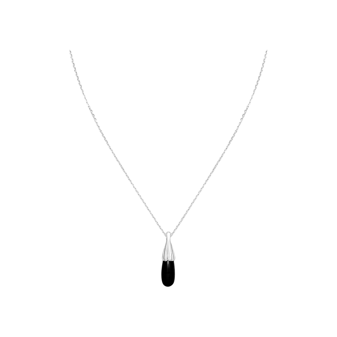 NSVON1OEN Bőr Onyx Equis Necklace