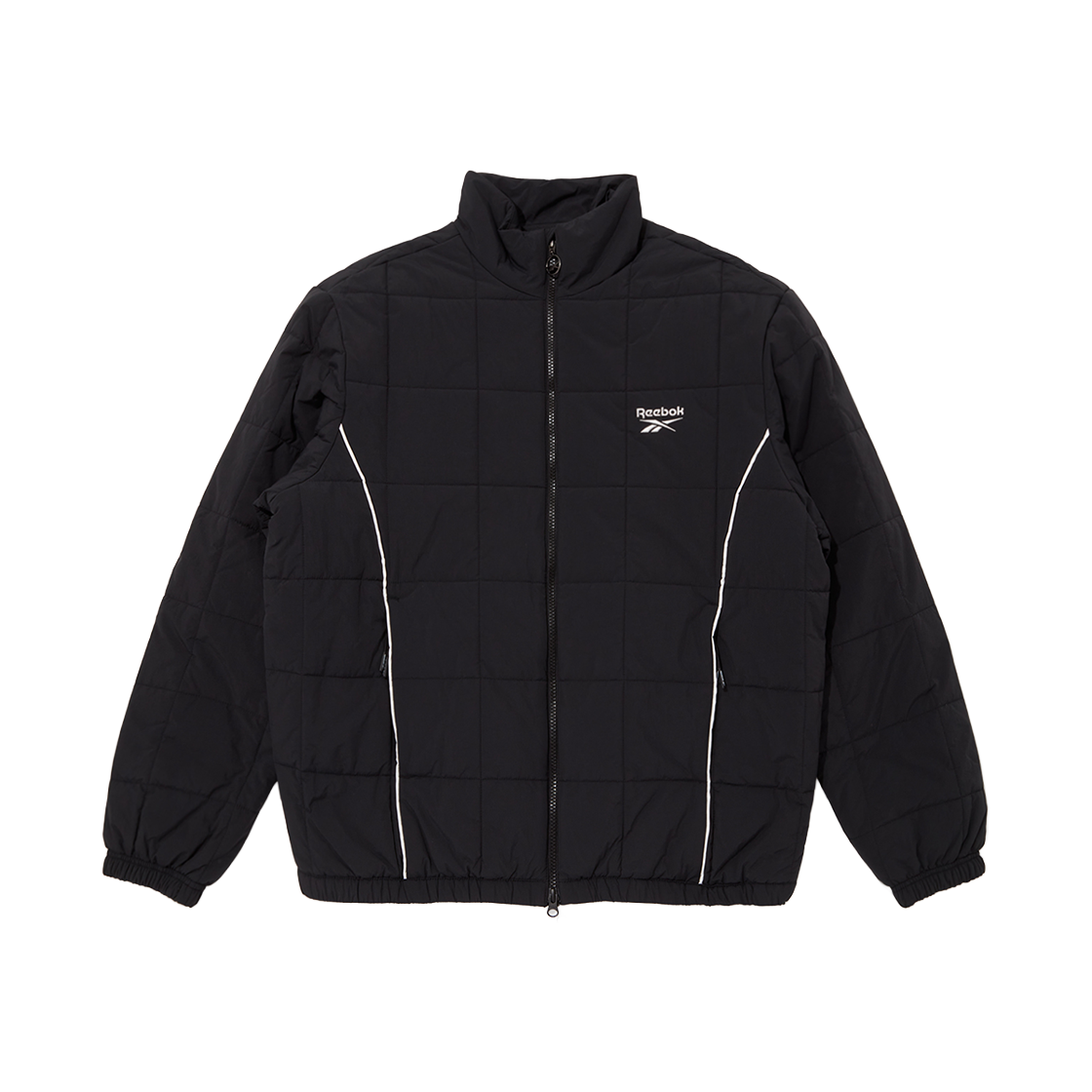 REJU5FP35BK Reebok Square Quilted Padded Jacket Black
