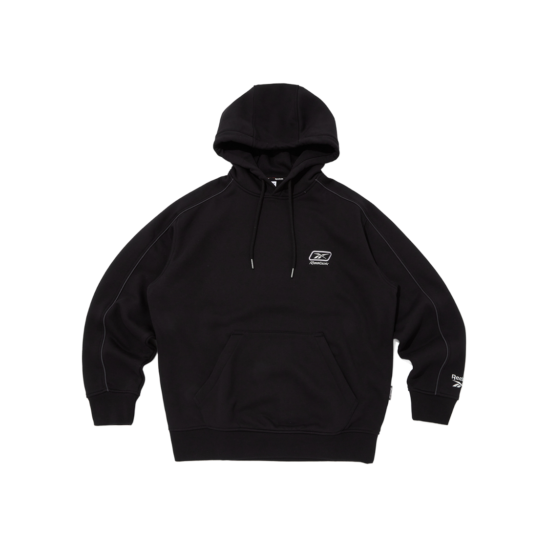 RETS5FH43BK Reebok Premier Brushed Fleece Hoodie Black