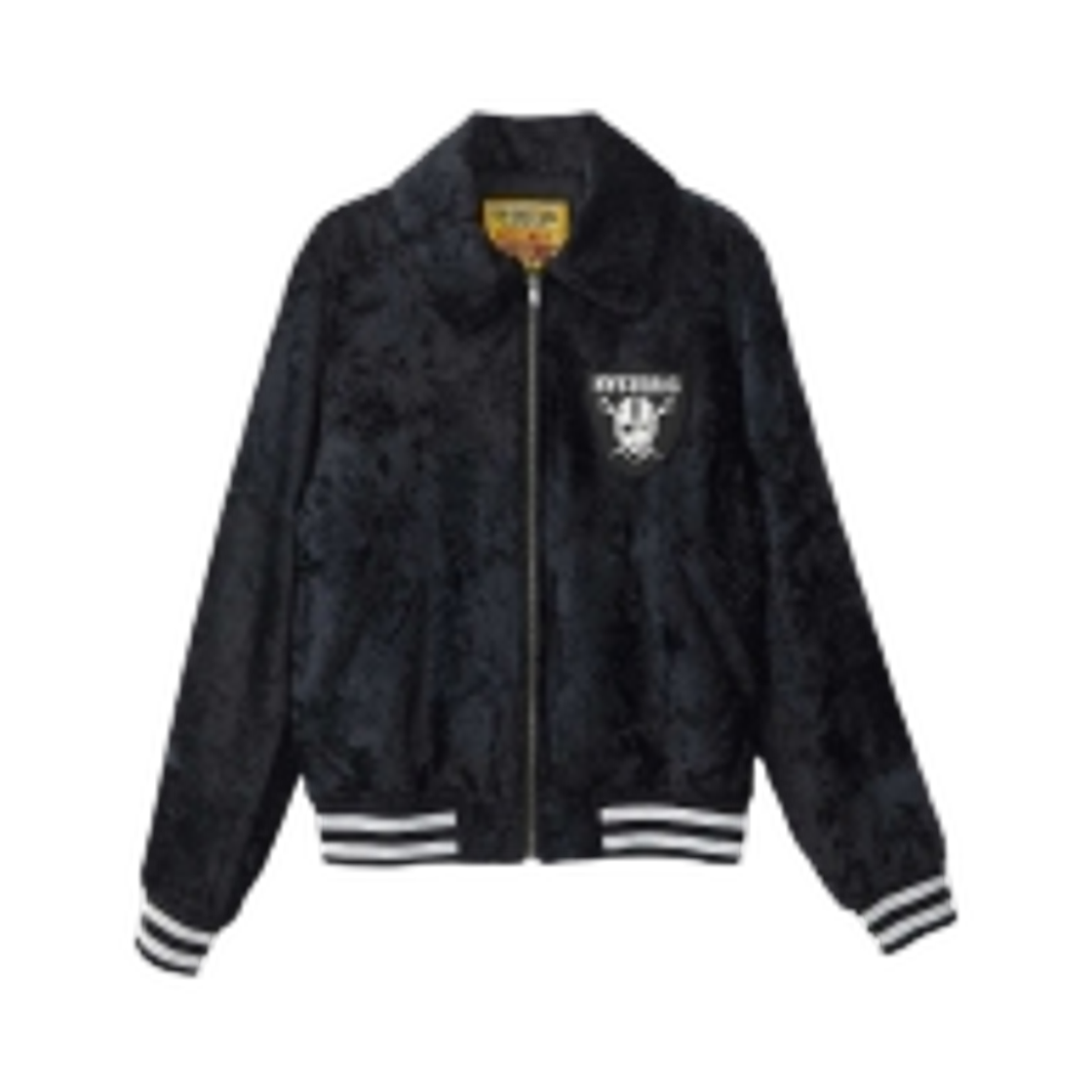 01253AB04 (W) Hysteric Glamour Woman Pirate Patch Blouson Black