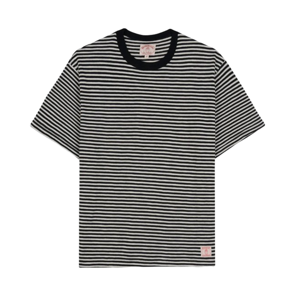 브룩스 브라더스 x 브레인 데드 캘리포니아 스트라이프 숏슬리브 티셔츠 블랙(Brooks Brothers x Brain Dead California Stripe Short Sleeve T-Shirt Black)