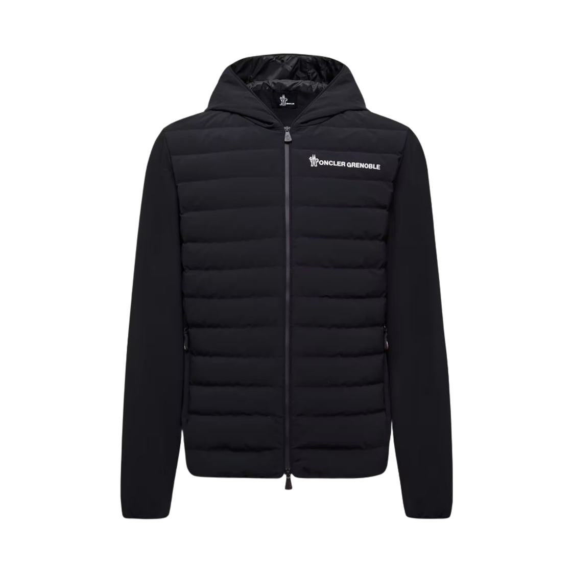 몽클레르 그레노블 패딩 집업 스웨트셔츠 블랙 - 25FW(Moncler Grenoble Padded Zip-Up Sweatshirt Black - 25FW)