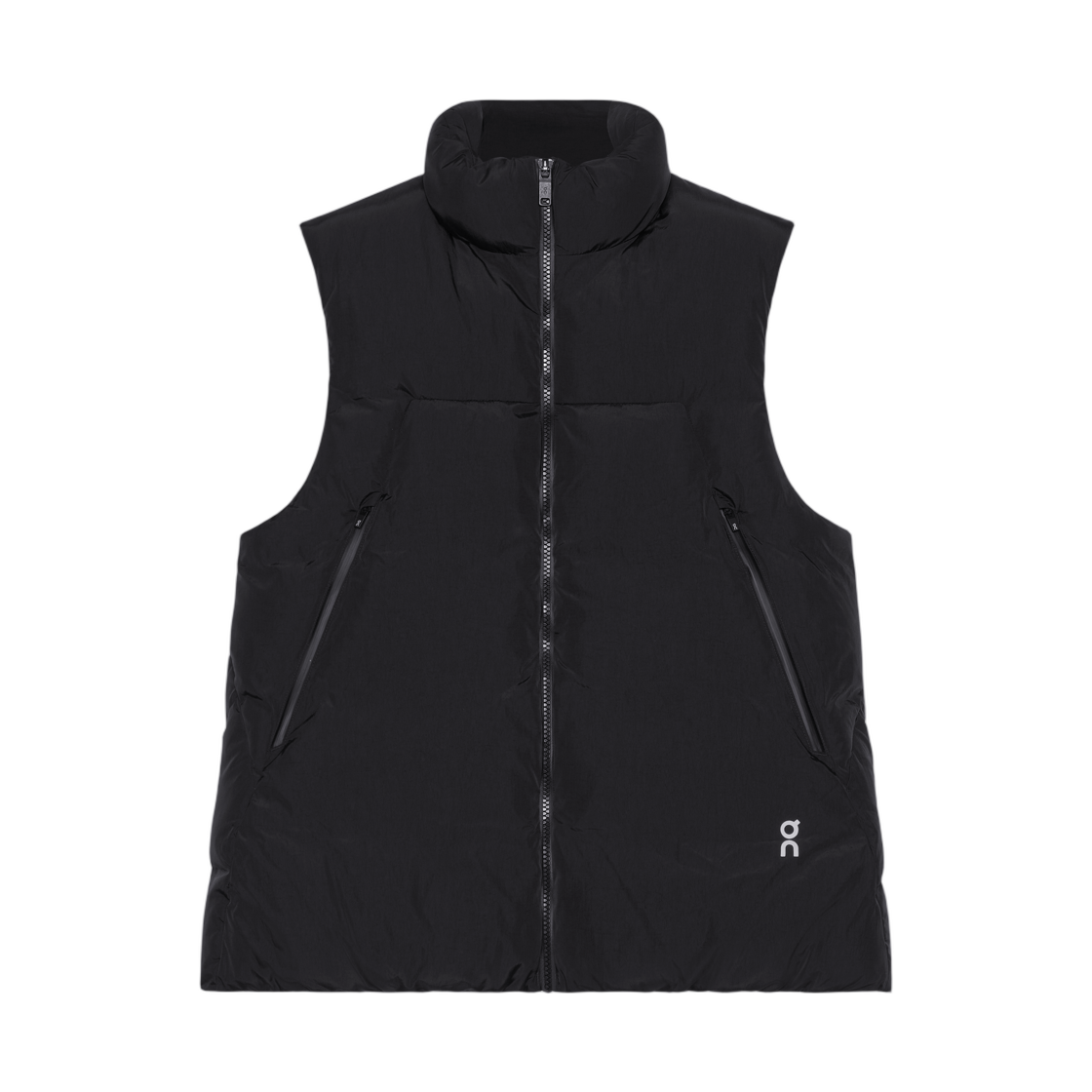 (W) 온 러닝 올데이 퍼퍼 베스트 블랙((W) On Running All-Day Puffer Vest Black)