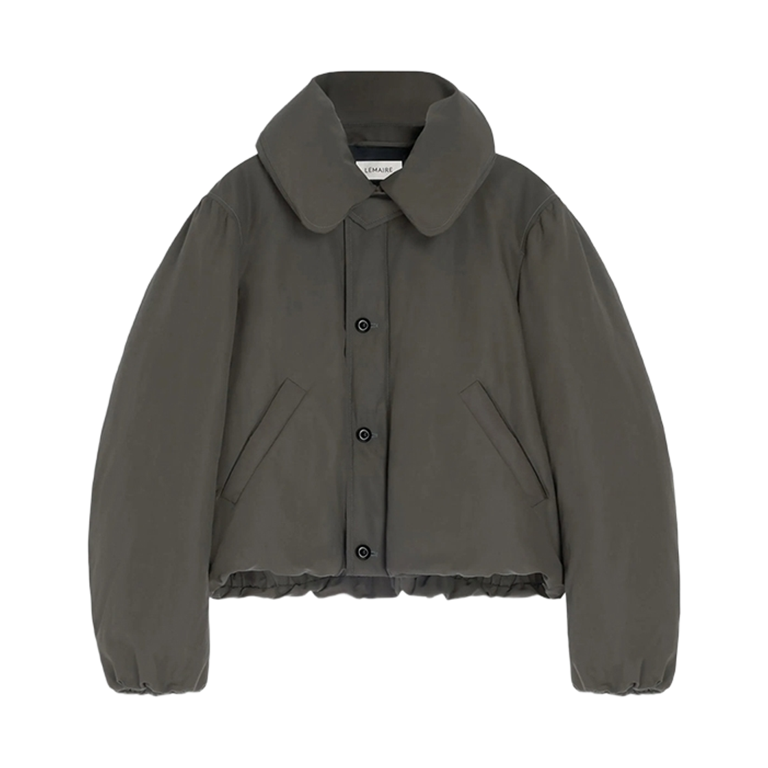 (W) 르메르 숏 퍼퍼 블루종 다크 에스프레소((W) Lemaire Short Puffer Blouson Dark Espresso)