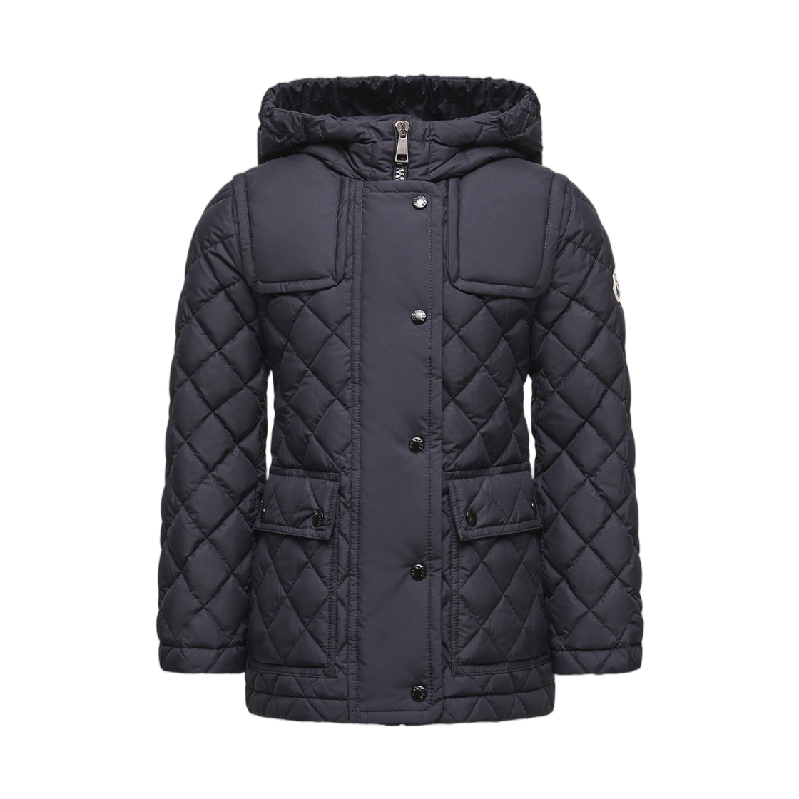 K2-954-1A00048-597YW-778 (Kids) Moncler Chacenay Hooded Down Jacket Navy Blue - 25FW