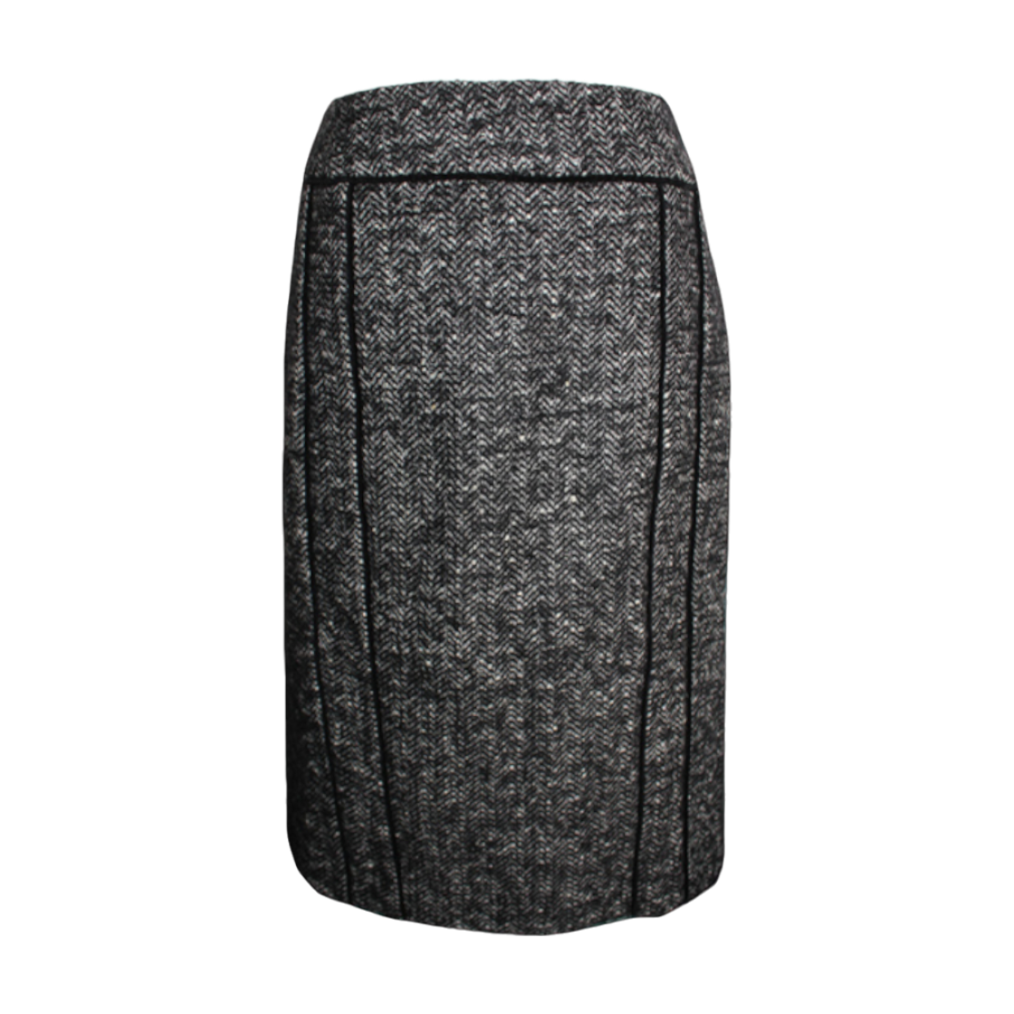 IT9WF2VEPWE7 Max Mara Melange Gray Wool Blend Skirt 55