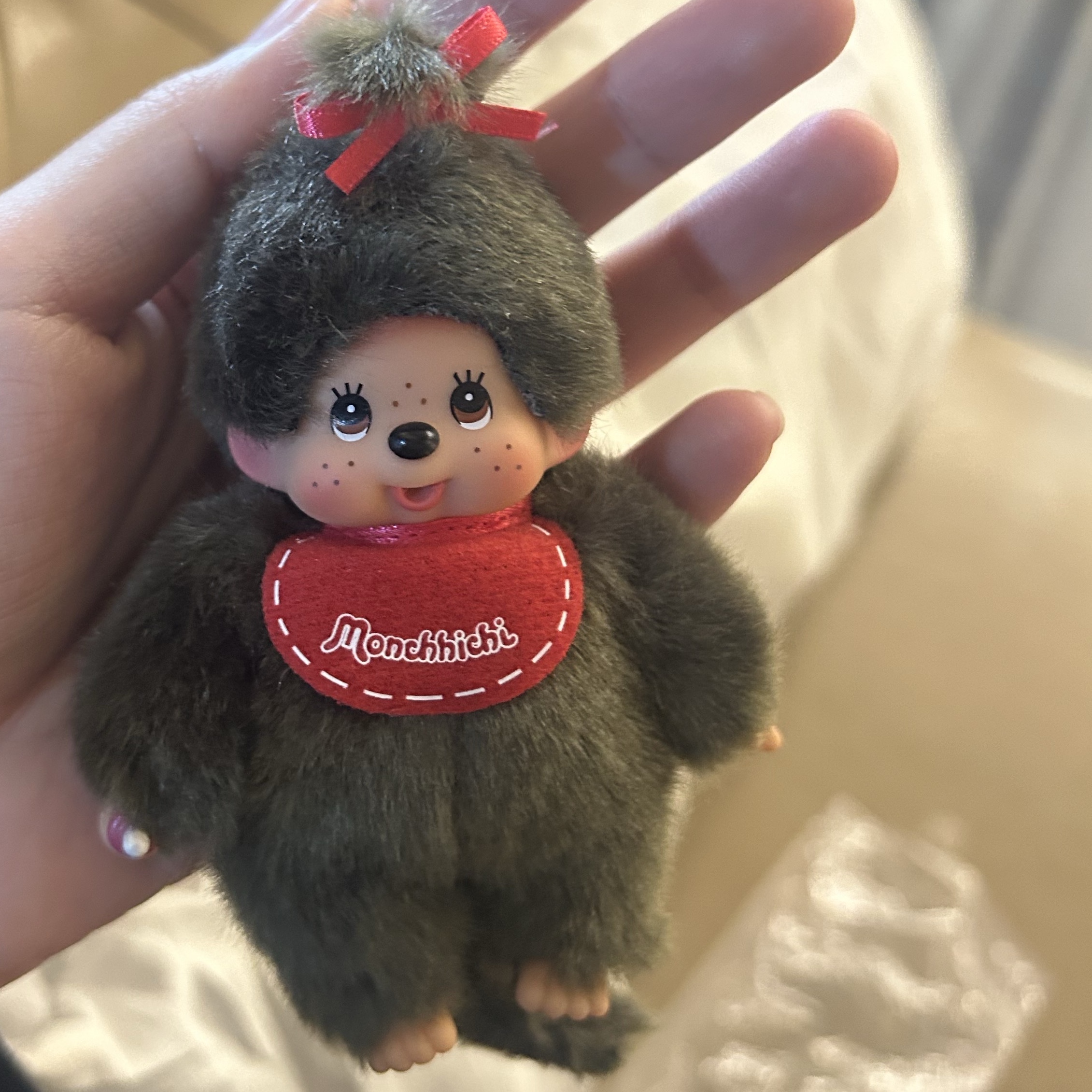 Monchhichi Keychain Mini Boy 착용 스타일