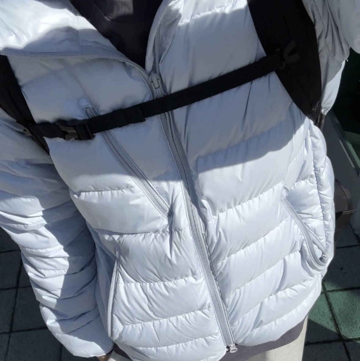 Musinsa Standard City Leisure Hooded Light Down Jacket Cloudy Blue, Salomon Trailblazer 20 Black 착용 스타일