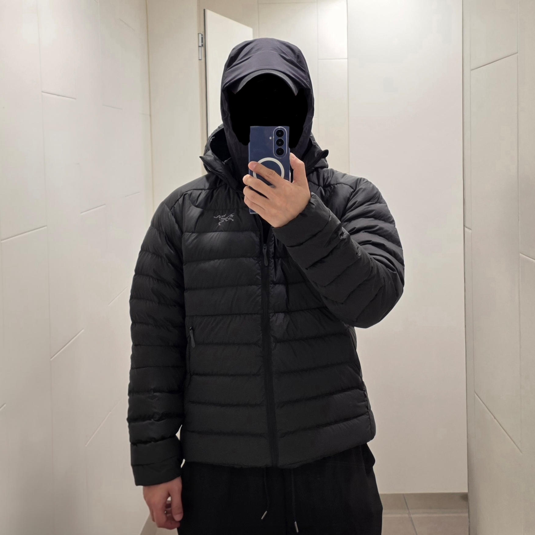 Arc'teryx Cerium Hoody Forage Verve, Arc'teryx Cerium Hoody Stone Green 착용 스타일 - 4