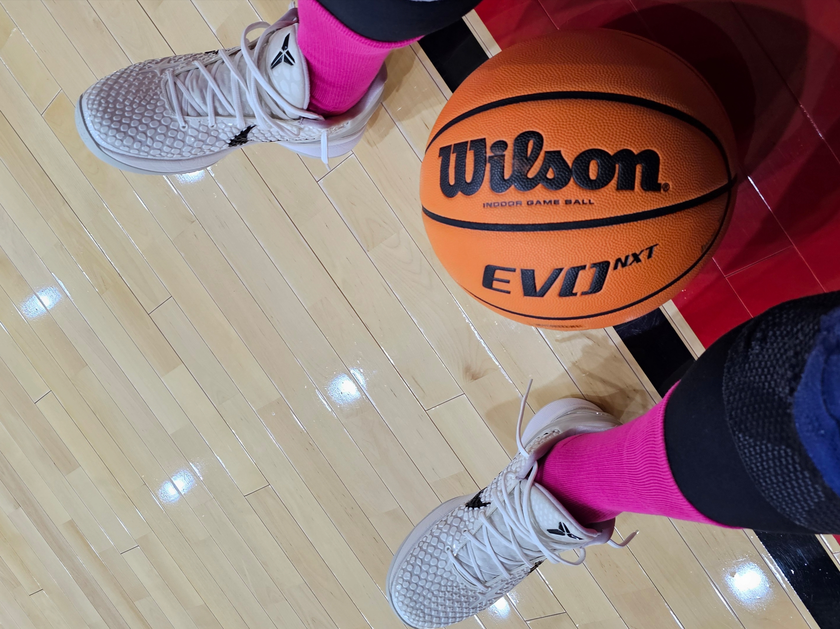 Anti Social Social Club Solid Color Socks Magenta Pink, Nike Kobe 6 Protro Sail 착용 스타일