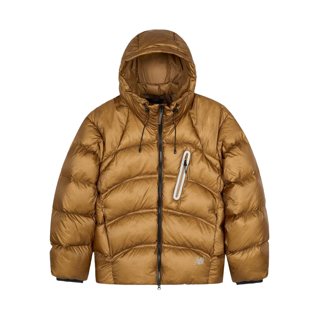 NBNPF41083-32 New Balance Flying 77 Superlight Hooded Heavy Goose Down Mustard