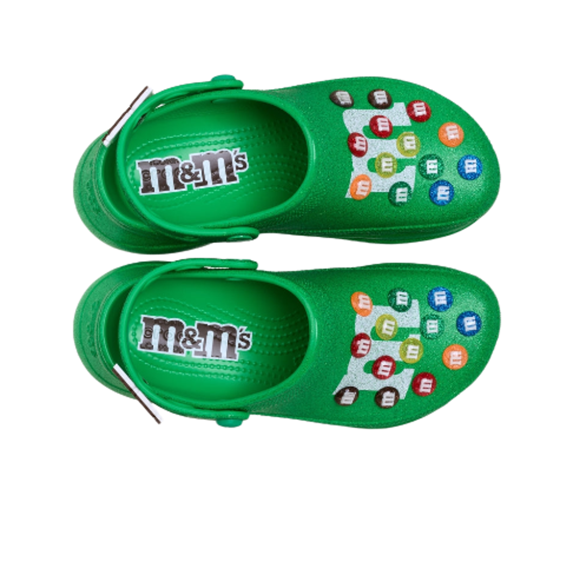 (W) 크록스 x M&Ms 베이 클로그 멀티 글리터((W) Crocs x M&Ms Bae Clog Multi Glitter) - 2