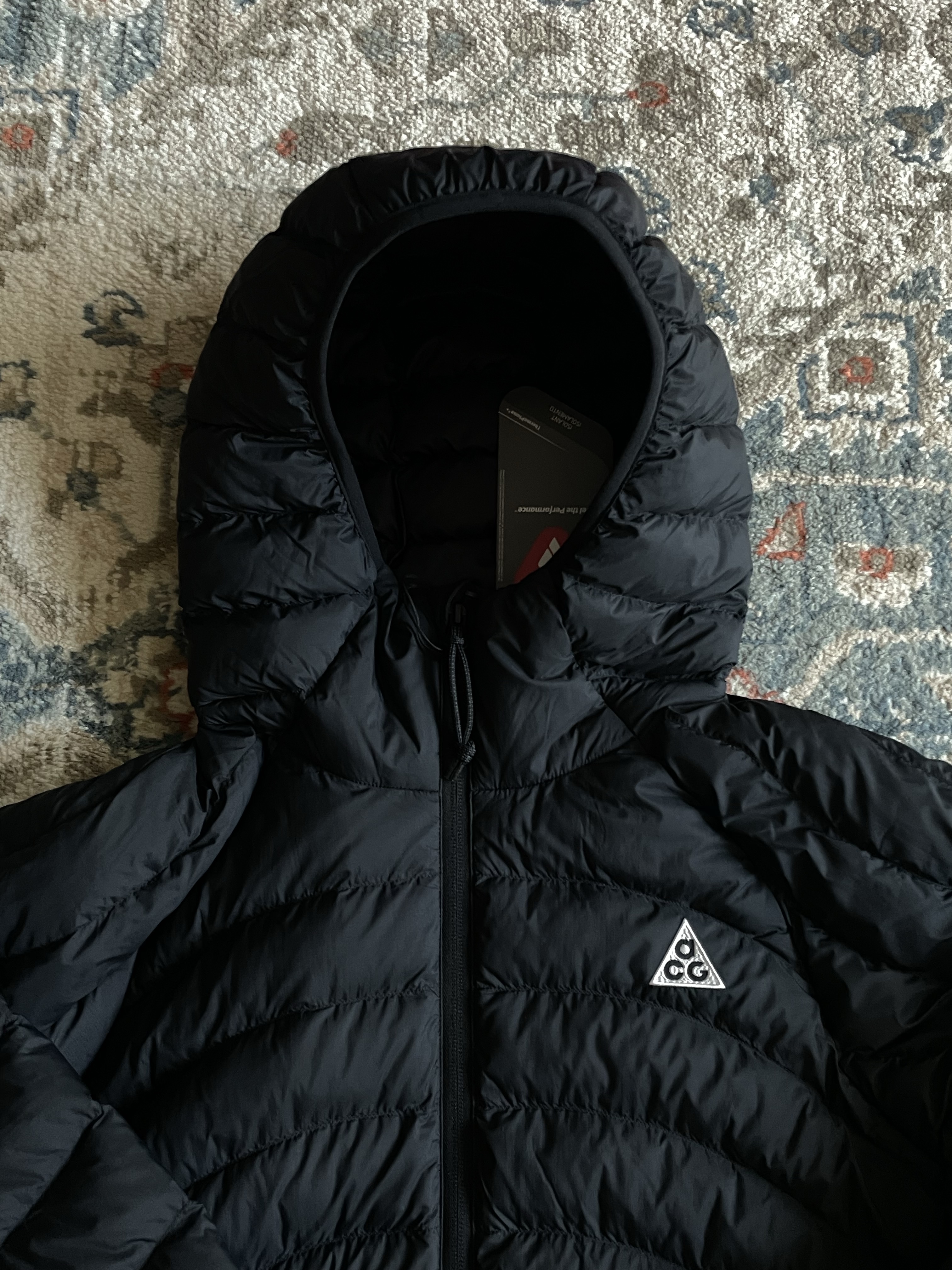 Nike ACG Lava Flow Therma-Fit ADV Jacket Black Summit White - Asia 착용 스타일 - 2