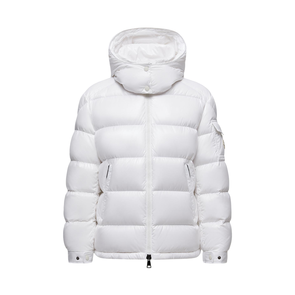 (W) 몽클레르 메어 후드 쇼트 다운 자켓 오프 화이트 - 25FW((W) Moncler Maire Hooded Short Down Jacket Off White - 25FW) - 1
