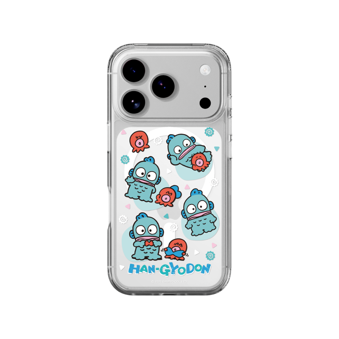 에스엘비에스 한교동 패턴 맥세이프 케이스 for iPhone 17 Series(SLBS HANGYODON Pattern Clear Magnet Case for iPhone 17 Series)