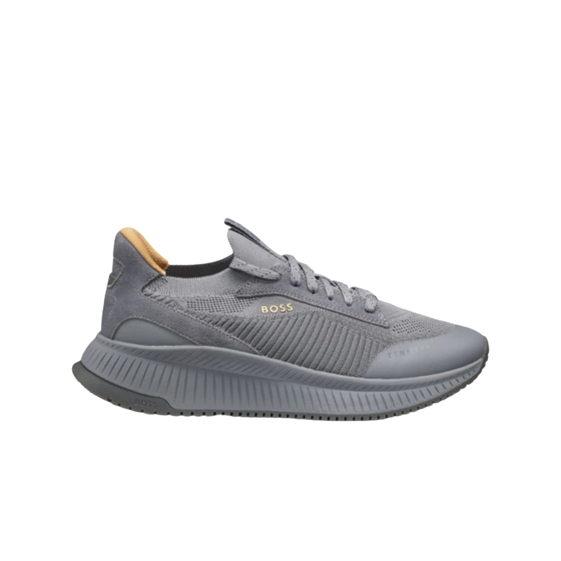50523113-035 Hugo Boss Knitted Uppers TTNM EVO Trainers Grey