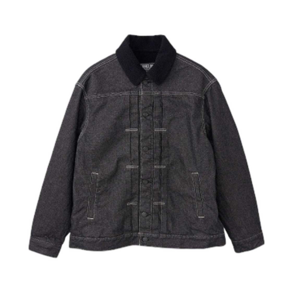 02253AB11 Hysteric Glamour Boa Denim Jacket Black