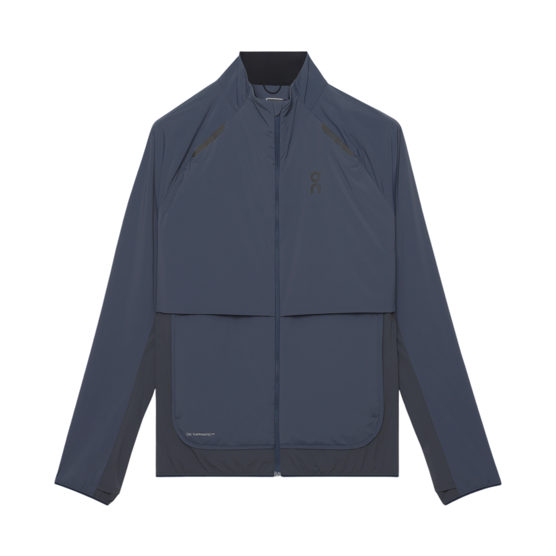 1ME30083960 On Running Weather Jacket Insulated Navy Eclipse