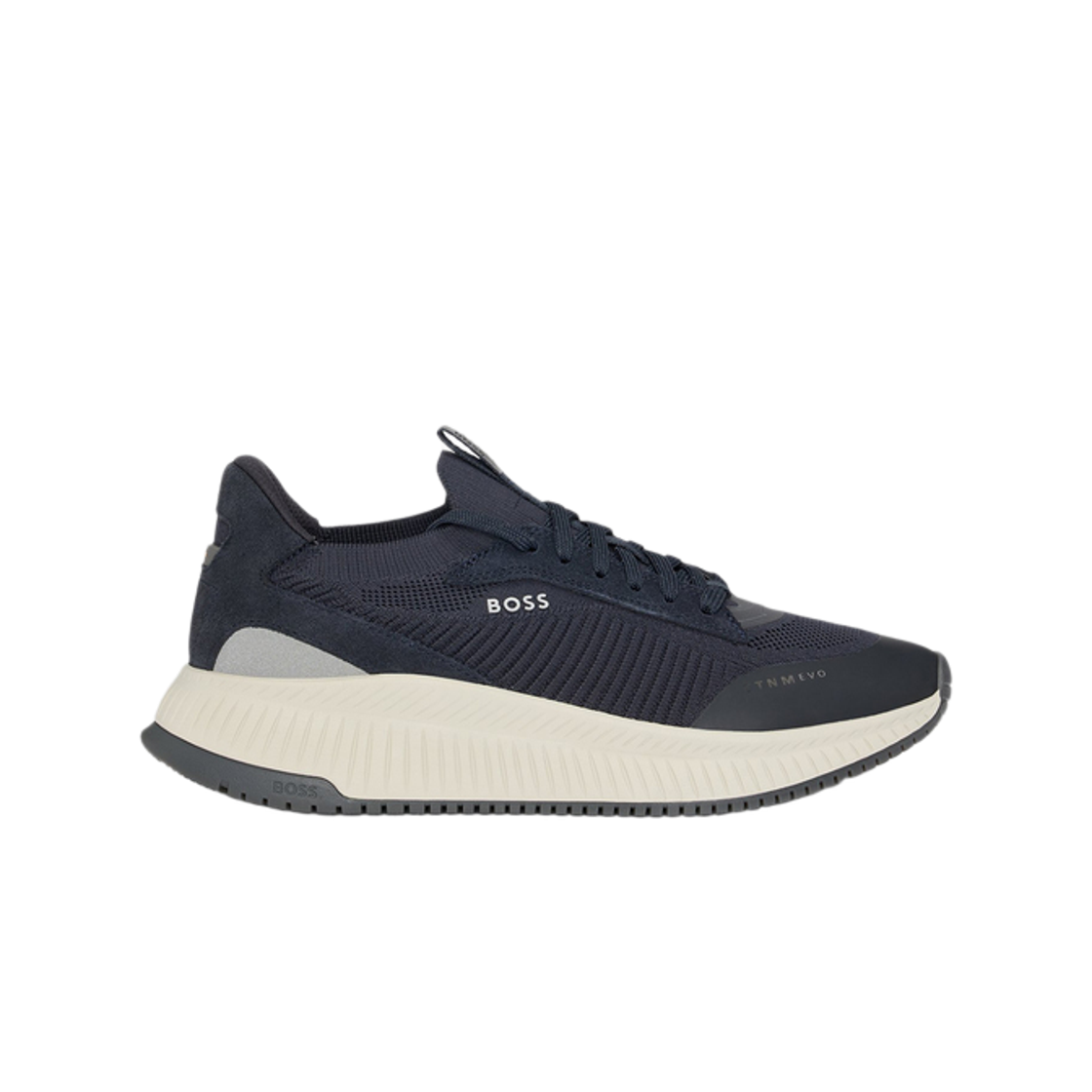 휴고 보스 니트 어퍼 TTNM EVO 트레이너 다크 블루(Hugo Boss Knitted Uppers TTNM EVO Trainers Dark Blue)