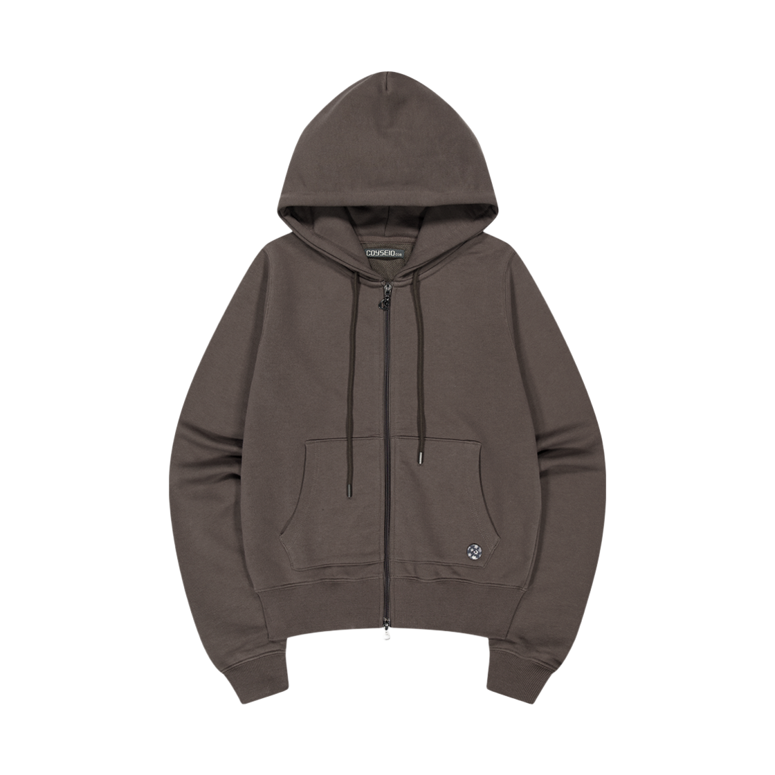 코이세이오 038 코지 후드 집업 브라운(COYSEIO 038 Cozy Hood Zip-up Brown)