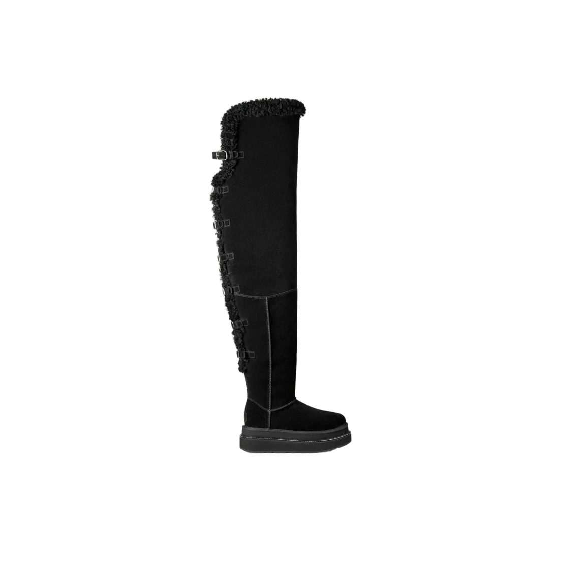 1175215-BLK (W) UGG x Sacai Thigh High Boot Black
