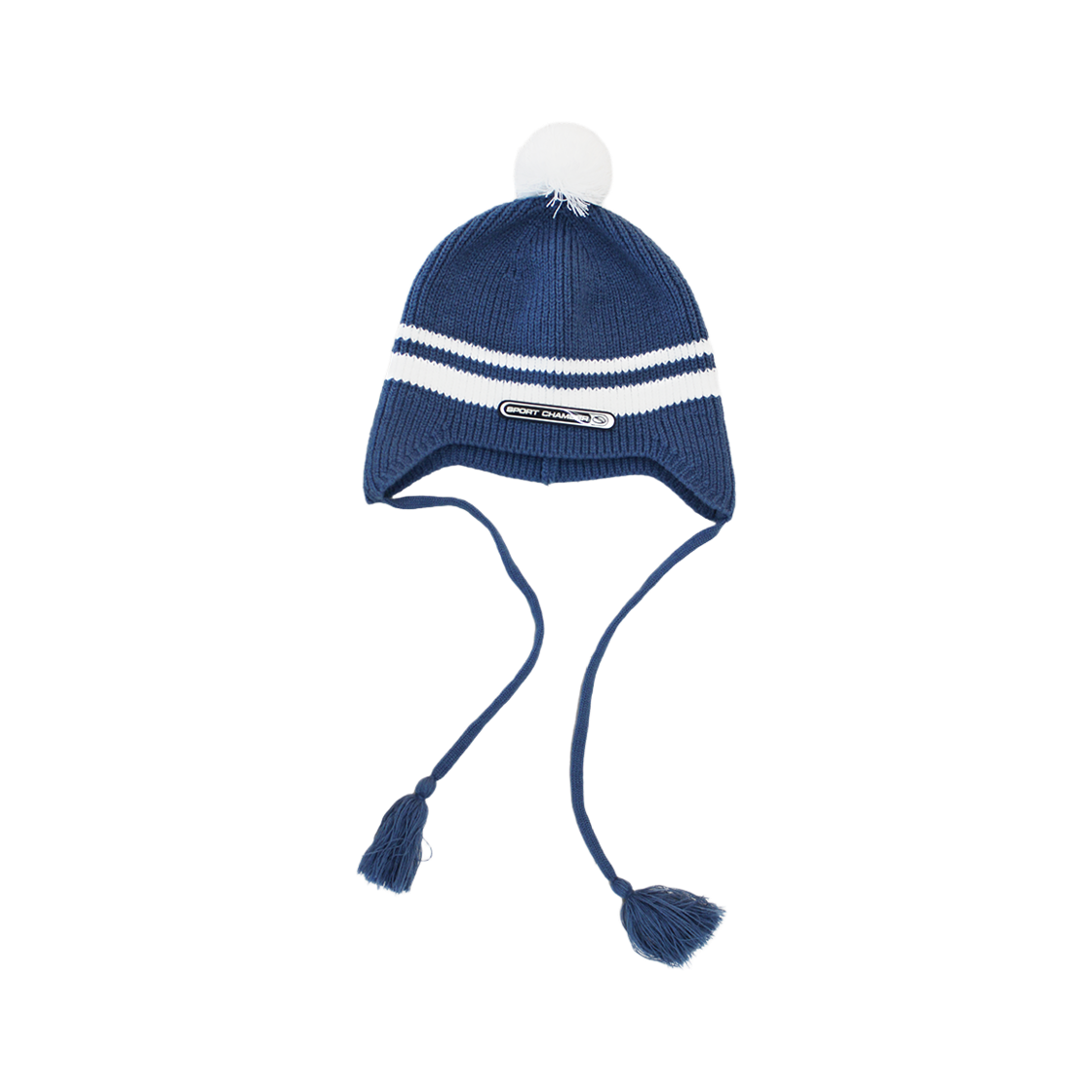 스포츠챔버 루트 이어플랩 비니 네이비(SPORT CHAMBER Route Earflap Beanie Navy)