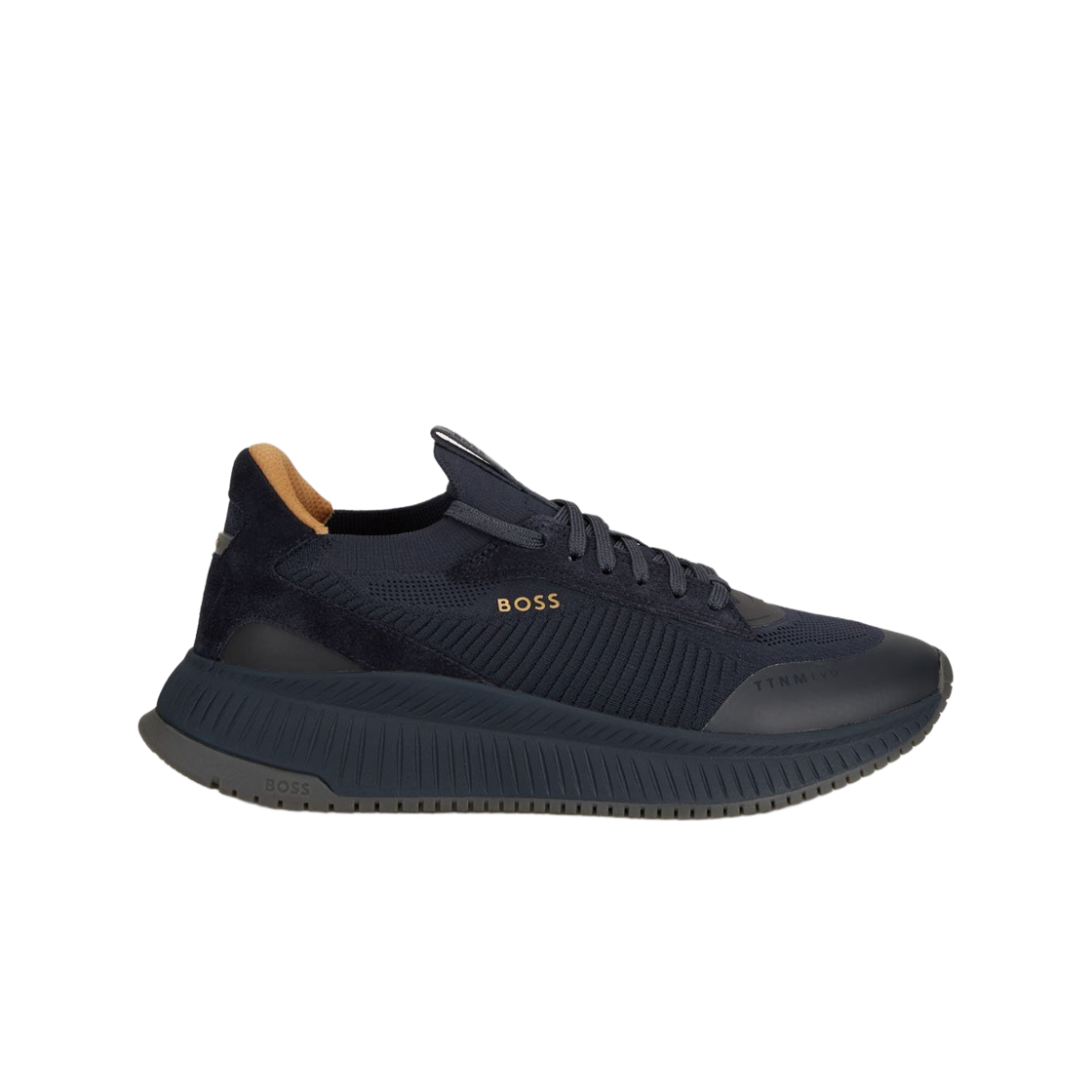 휴고 보스 니트 어퍼 TTNM EVO 트레이너 라이트 블루(Hugo Boss Knitted Uppers TTNM EVO Trainers Light Blue)