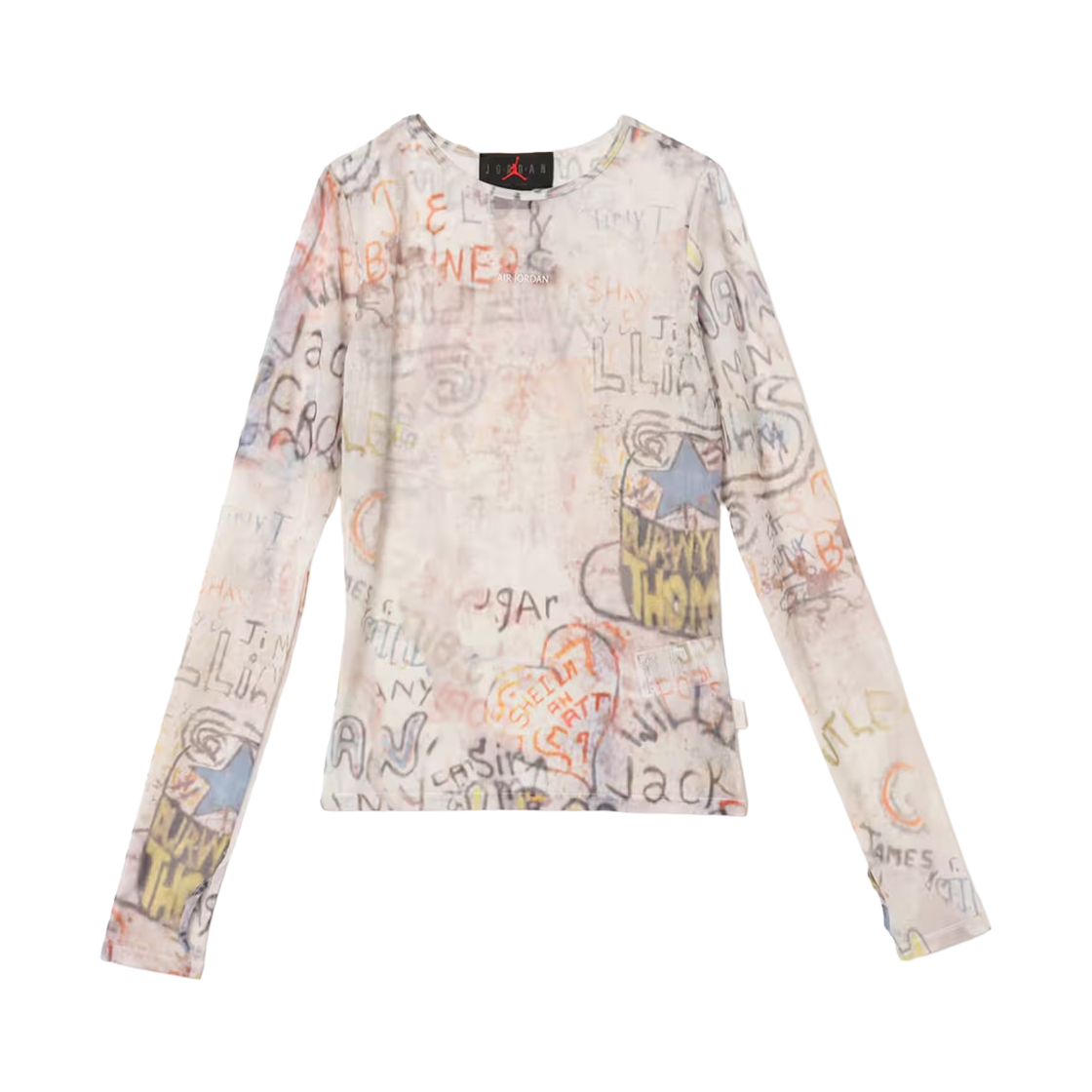HQ9175-133 (W) Jordan Mesh Long Sleeve Top Sail - Asia