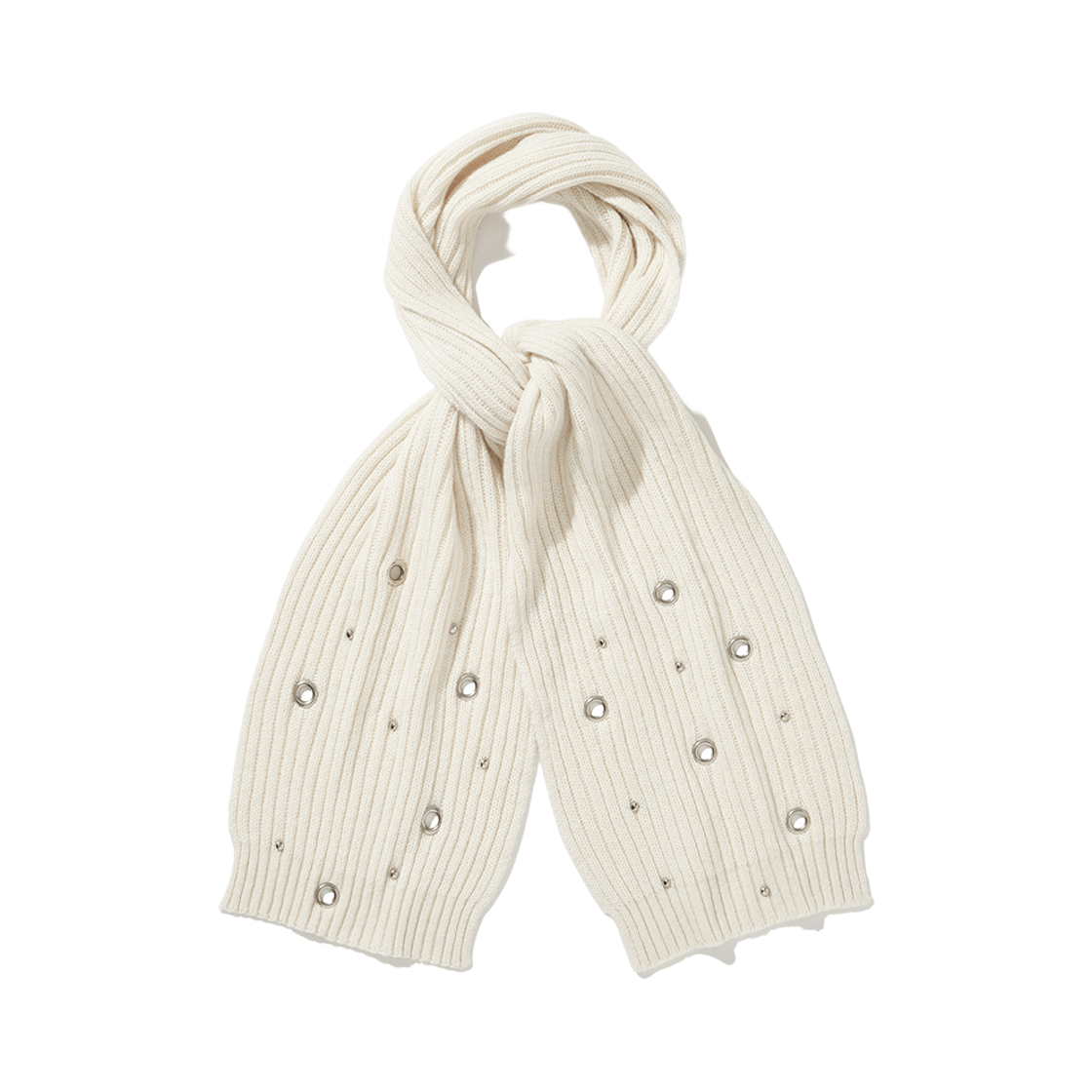 D25WMF01WH99 DAUSPICE Eyelet Stud Muffler White