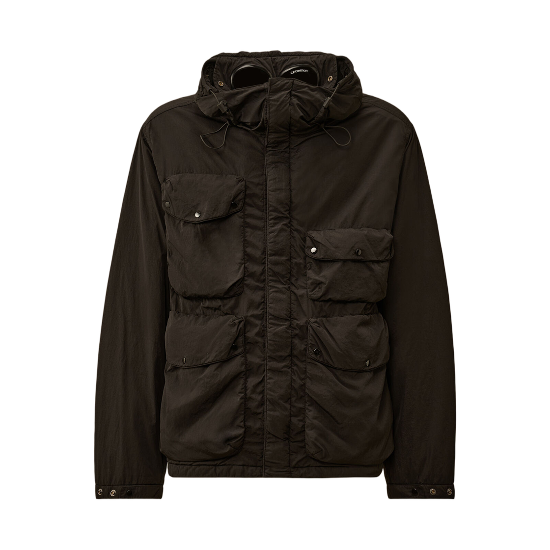 19CMOW010A005904G999 C.P. Company Chrome-R Goggle Jacket Black - 25FW