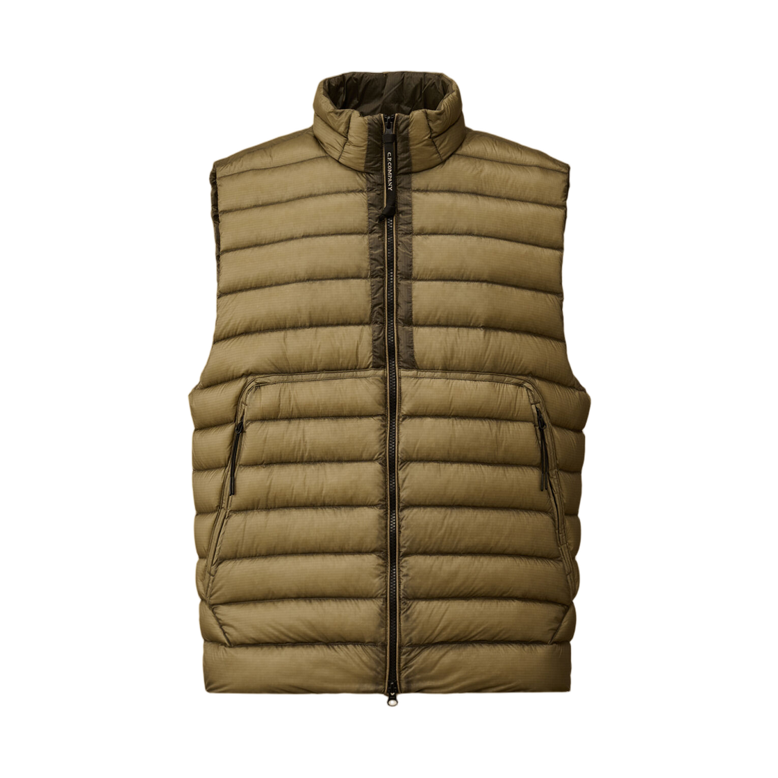 C.P. 컴퍼니 D.D. 쉘 다운 질레 펀가이 그레이 - 25FW(C.P. Company D.D. Shell Down Gilet Fungi Grey - 25FW)