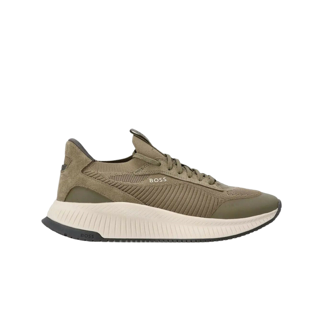 휴고 보스 니트 어퍼 TTNM EVO 트레이너 라이트 브라운(Hugo Boss Knitted Uppers TTNM EVO Trainers Light Brown)