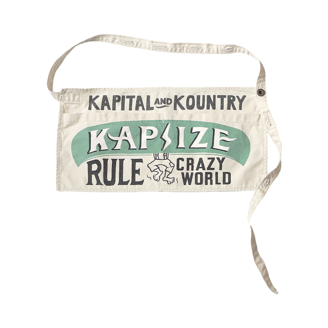 K2508XG509 Kapital Canvas Short Apron Kapsize Rule Mint