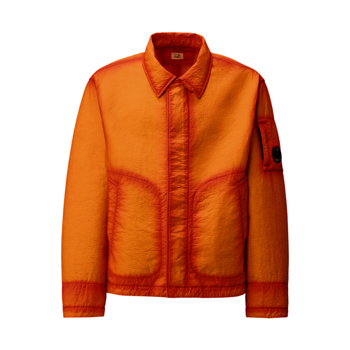 19CMOW221A110403G434 C.P. Company Feltro Bi-Film Short Jacket Russet Orange - 25FW