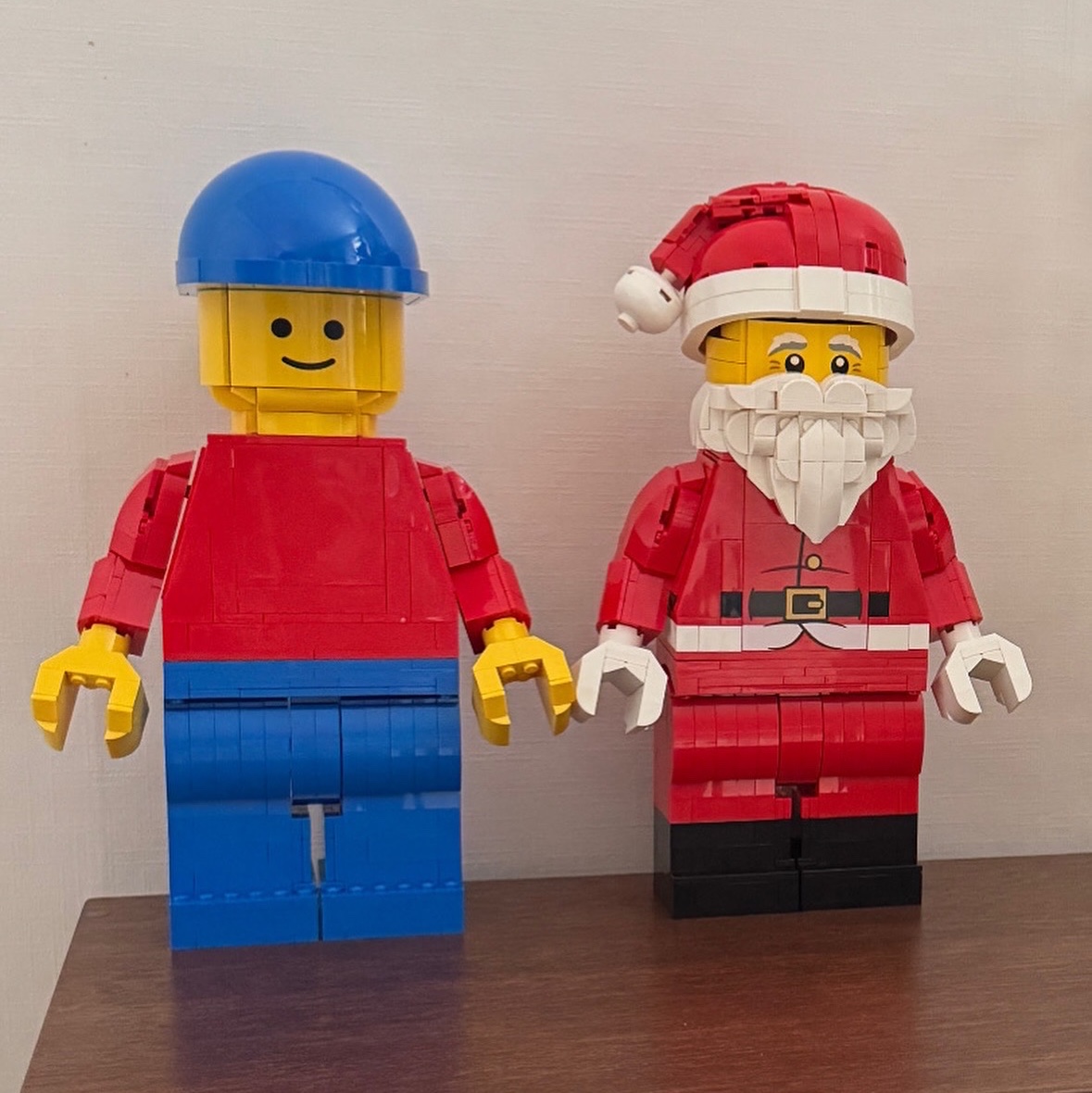 Lego Minifigures Up-Scaled Santa Minifigure, Lego Up-Scaled Lego Minifigure 착용 스타일 - 1