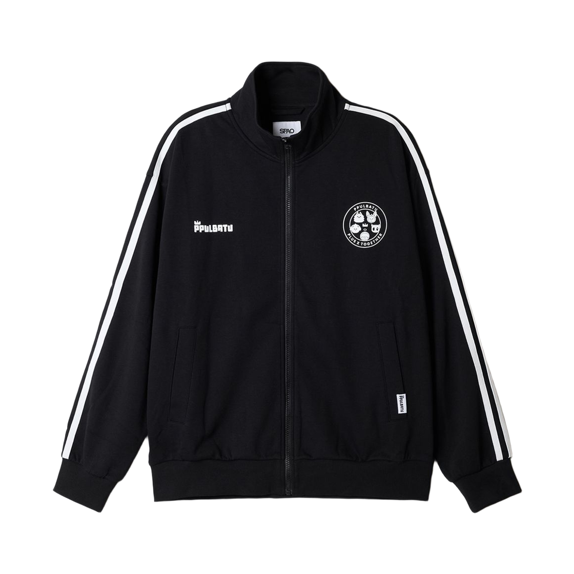 스파오 x 뿔바투 트랙 자켓 블랙(Spao x Ppulbatu Track Jacket Black)