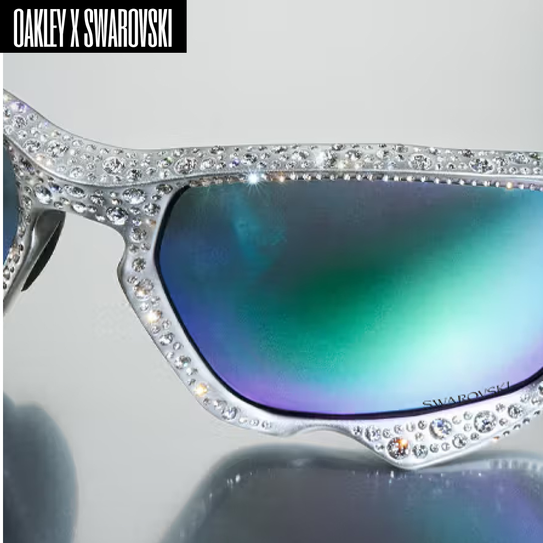 Oakley Eye Jacket Redux Matte Vapor Prizm Tungsten Polarized High Bridge Fit 착용 스타일 - 2
