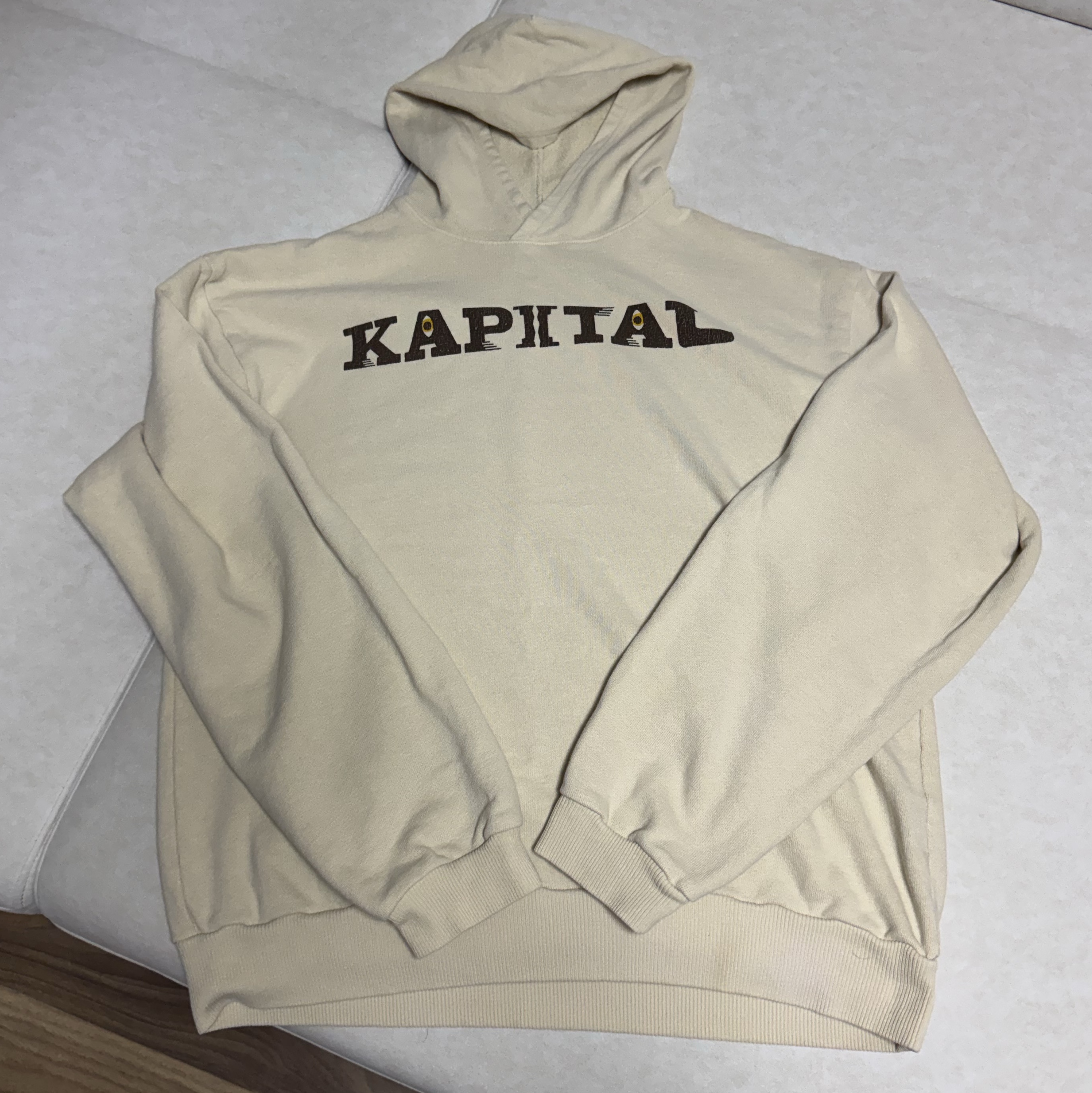 Kapital Fleece Hooded Sweatshirt Speakeasy Kapital Pt Kinari 착용 스타일 - 2