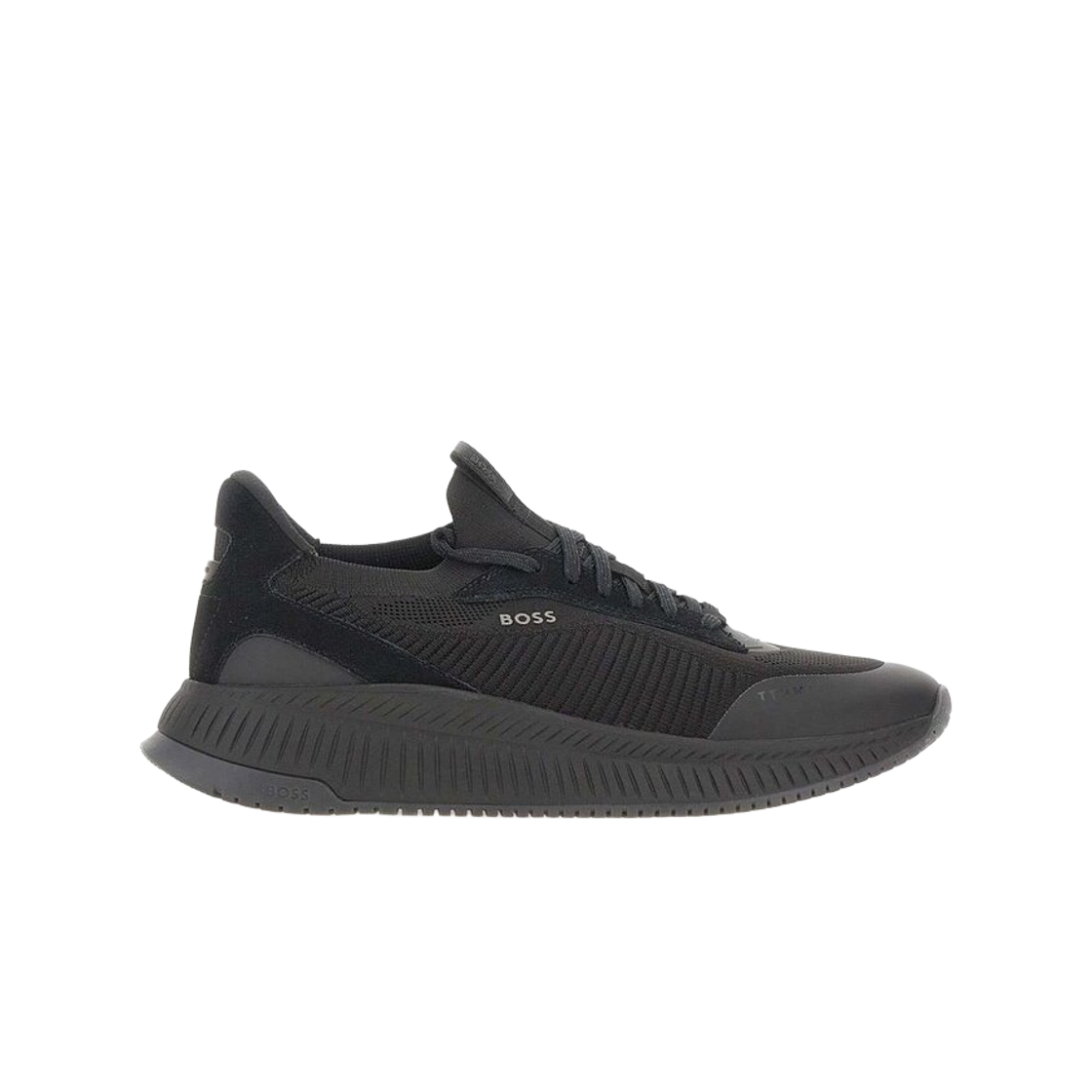 휴고 보스 니트 어퍼 TTNM EVO 트레이너 블랙(Hugo Boss Knitted Uppers TTNM EVO Trainers Black)