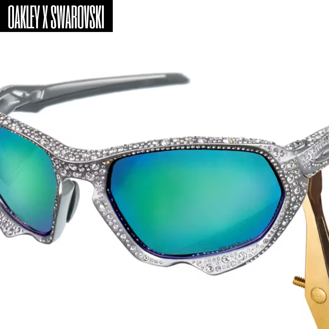 Oakley Eye Jacket Redux Matte Vapor Prizm Tungsten Polarized High Bridge Fit 착용 스타일 - 4