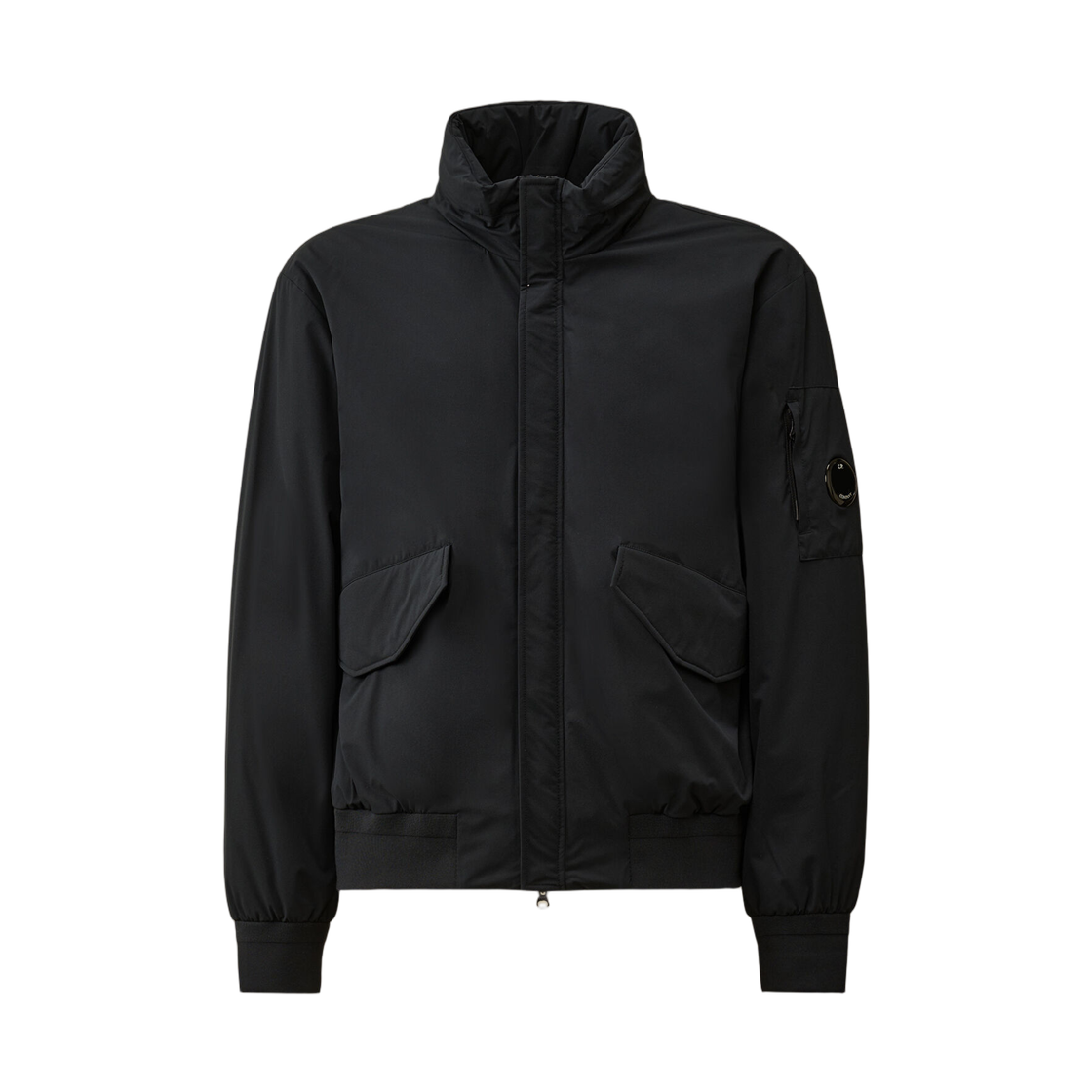 C.P. 컴퍼니 프로텍 후드 봄버 패딩 자켓 토탈 이클립스 블루 - 25FW(C.P. Company Pro-Tek Hooded Bomber Padded Jacket Total Eclipse Blue - 25FW)