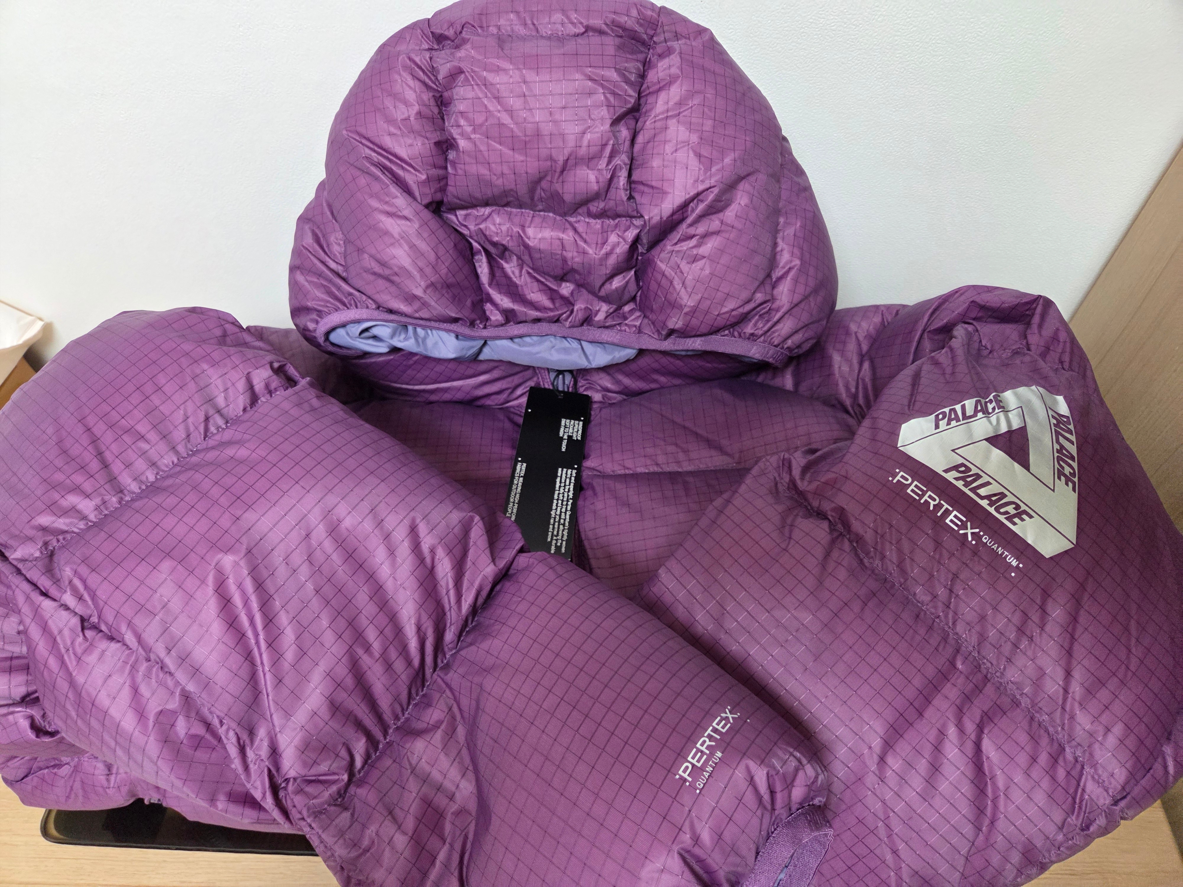 Palace Pertex Quantum RS Puffa Purple - 25FW 착용 스타일
